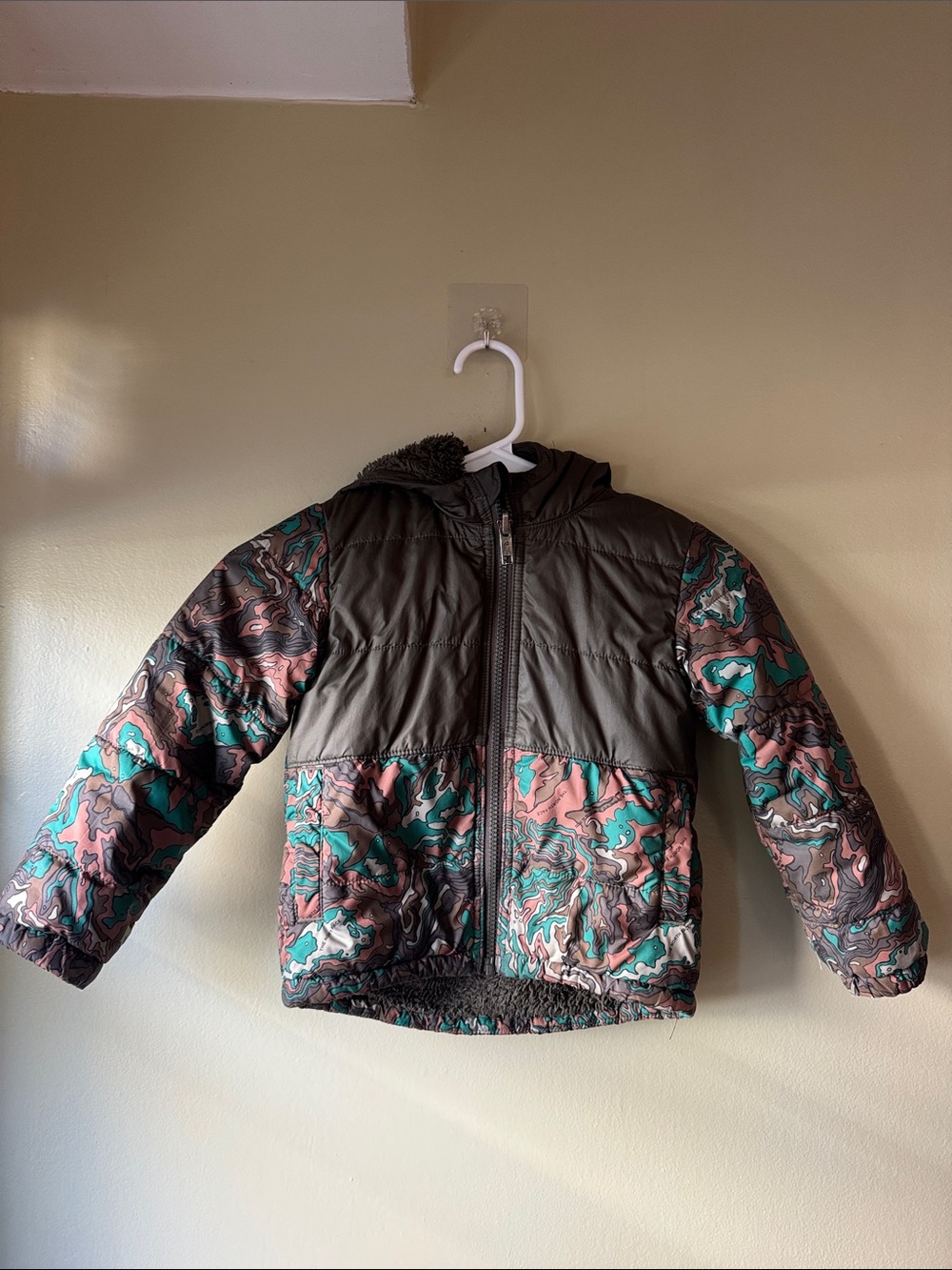 The North Face Kids' Reversible Hooded Puffer Jacket